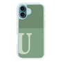 Slim Protection Case［ オリジナル - initial two tone - U green ］