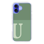 Slim Protection Case［ オリジナル - initial two tone - U green ］