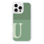 Slim Protection Case［ オリジナル - initial two tone - U green ］