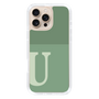 Slim Protection Case［ オリジナル - initial two tone - U green ］