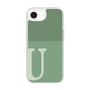Slim Protection Case［ Original - initial two tone - U green ］