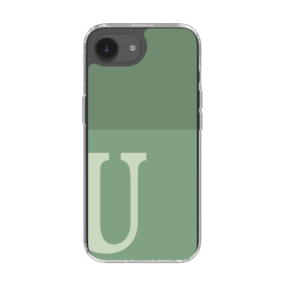 Slim Protection Case［ Original - initial two tone - U green ］