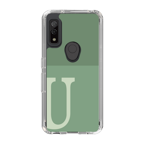 Slim Protection Case［ Original - initial two tone - U green ］
