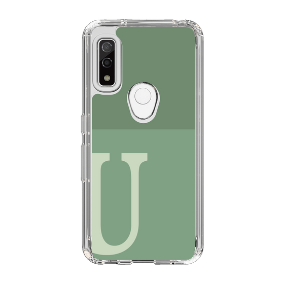 Slim Protection Case［ Original - initial two tone - U green ］