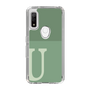 Slim Protection Case［ Original - initial two tone - U green ］
