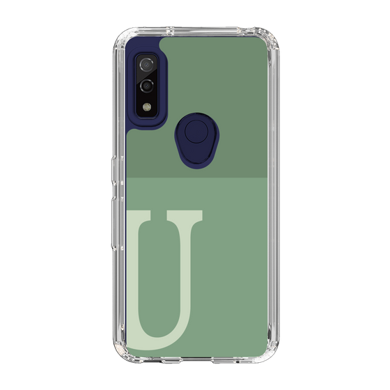 Slim Protection Case［ Original - initial two tone - U green ］