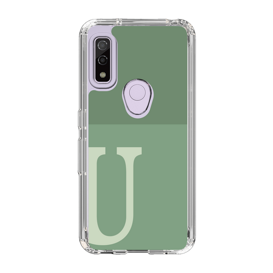 Slim Protection Case［ Original - initial two tone - U green ］