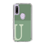 Slim Protection Case［ Original - initial two tone - U green ］