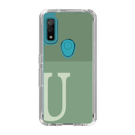 Slim Protection Case［ Original - initial two tone - U green ］