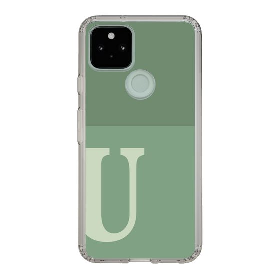 Slim Protection Case［ Original - initial two tone - U green ］