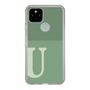 Slim Protection Case［ Original - initial two tone - U green ］