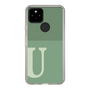 Slim Protection Case［ Original - initial two tone - U green ］