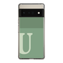 Slim Protection Case［ Original - initial two tone - U green ］