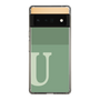 Slim Protection Case［ Original - initial two tone - U green ］