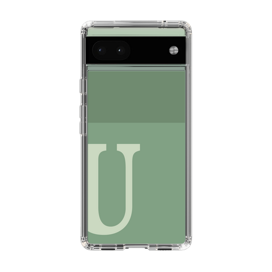 Slim Protection Case［ Original - initial two tone - U green ］