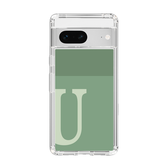 Slim Protection Case［ Original - initial two tone - U green ］