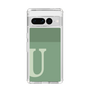 Slim Protection Case［ Original - initial two tone - U green ］