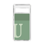 Slim Protection Case［ Original - initial two tone - U green ］