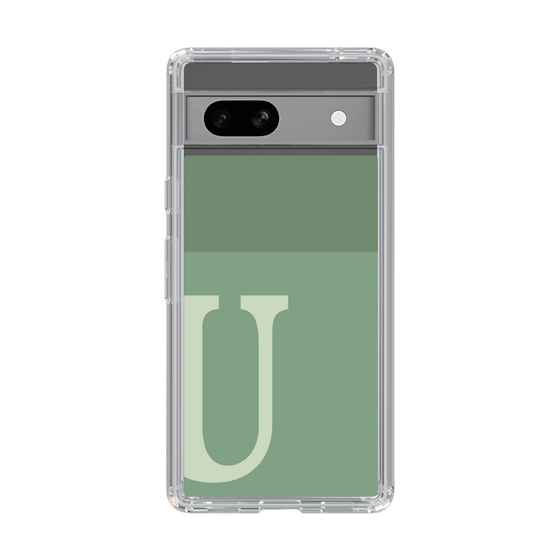 Slim Protection Case［ Original - initial two tone - U green ］