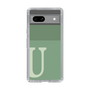 Slim Protection Case［ Original - initial two tone - U green ］