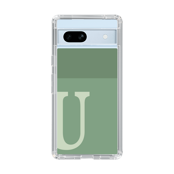 Slim Protection Case［ Original - initial two tone - U green ］