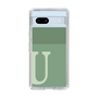 Slim Protection Case［ Original - initial two tone - U green ］