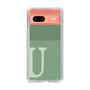 Slim Protection Case［ Original - initial two tone - U green ］