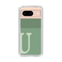 Slim Protection Case［ Original - initial two tone - U green ］
