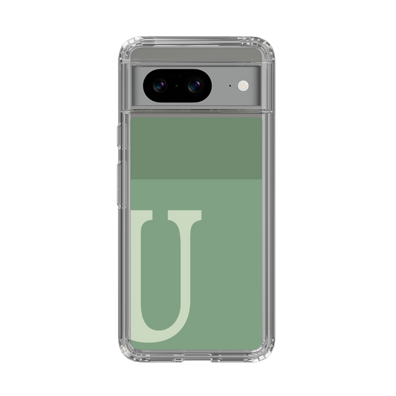 Slim Protection Case［ Original - initial two tone - U green ］