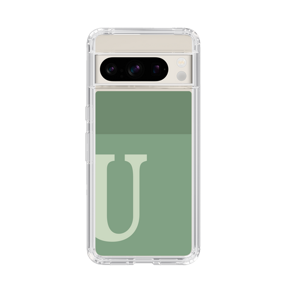 Slim Protection Case［ Original - initial two tone - U green ］
