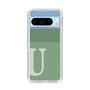 Slim Protection Case［ Original - initial two tone - U green ］