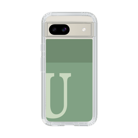 Slim Protection Case［ Original - initial two tone - U green ］