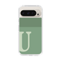 Slim Protection Case［ Original - initial two tone - U green ］