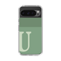 Slim Protection Case［ Original - initial two tone - U green ］