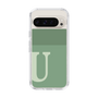 Slim Protection Case［ Original - initial two tone - U green ］