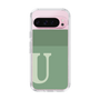 Slim Protection Case［ Original - initial two tone - U green ］