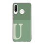 Slim Protection Case［ Original - initial two tone - U green ］