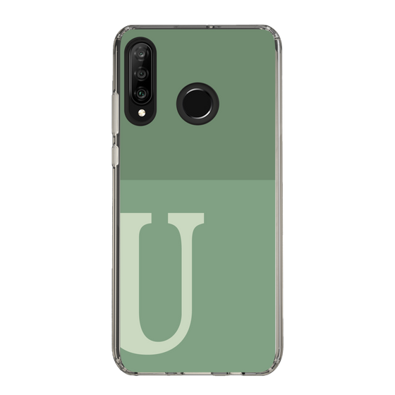 Slim Protection Case［ Original - initial two tone - U green ］