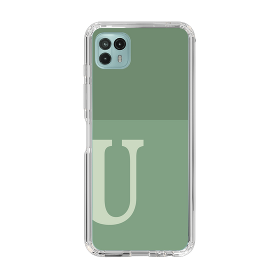 Slim Protection Case［ Original - initial two tone - U green ］