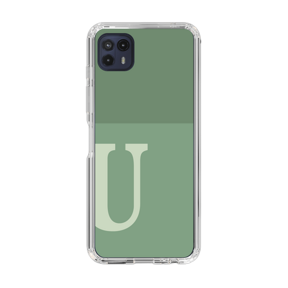 Slim Protection Case［ Original - initial two tone - U green ］