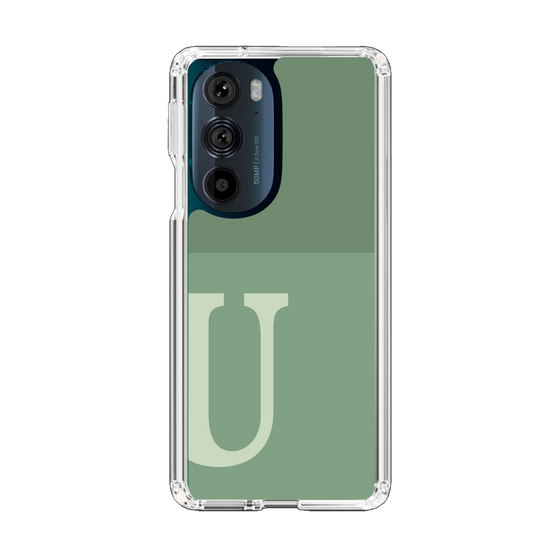 Slim Protection Case［ Original - initial two tone - U green ］
