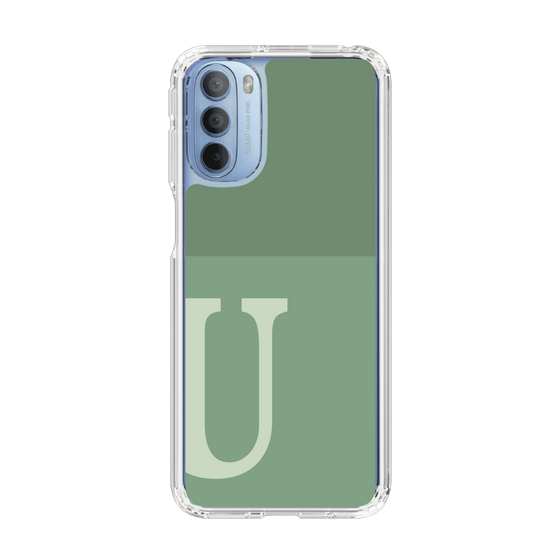 Slim Protection Case［ Original - initial two tone - U green ］
