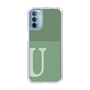 Slim Protection Case［ Original - initial two tone - U green ］