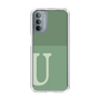 Slim Protection Case［ Original - initial two tone - U green ］