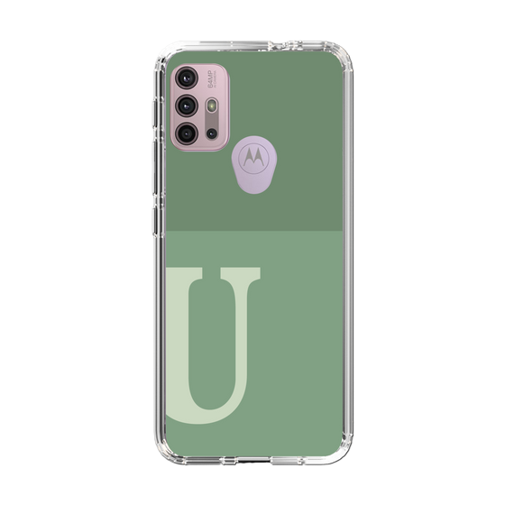 Slim Protection Case［ Original - initial two tone - U green ］