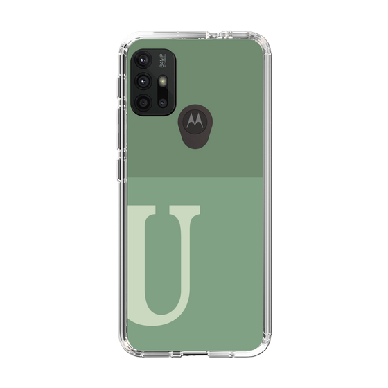 Slim Protection Case［ Original - initial two tone - U green ］
