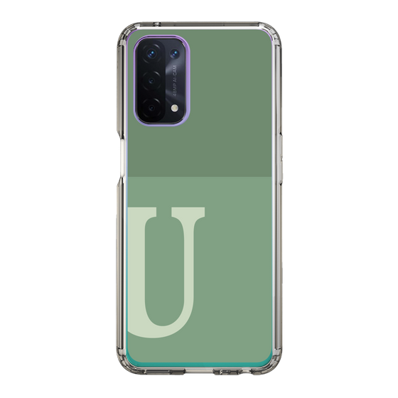 Slim Protection Case［ Original - initial two tone - U green ］