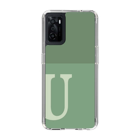 Slim Protection Case［ Original - initial two tone - U green ］