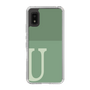 Slim Protection Case［ Original - initial two tone - U green ］