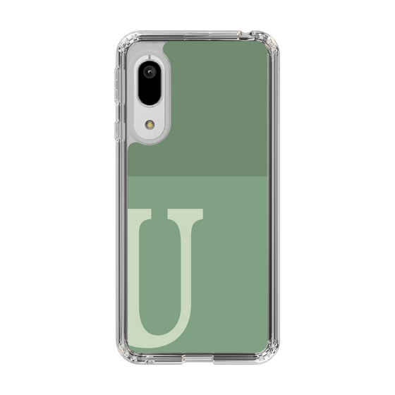 Slim Protection Case［ Original - initial two tone - U green ］
